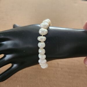 925 Sterling Silver pearl bracelet